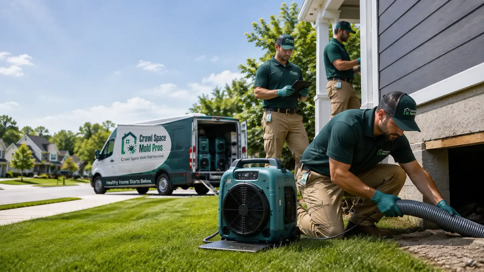 Crawl Space Mold Removal in Siloam, NC